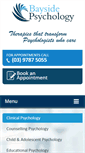 Mobile Screenshot of baysidepsychology.com.au